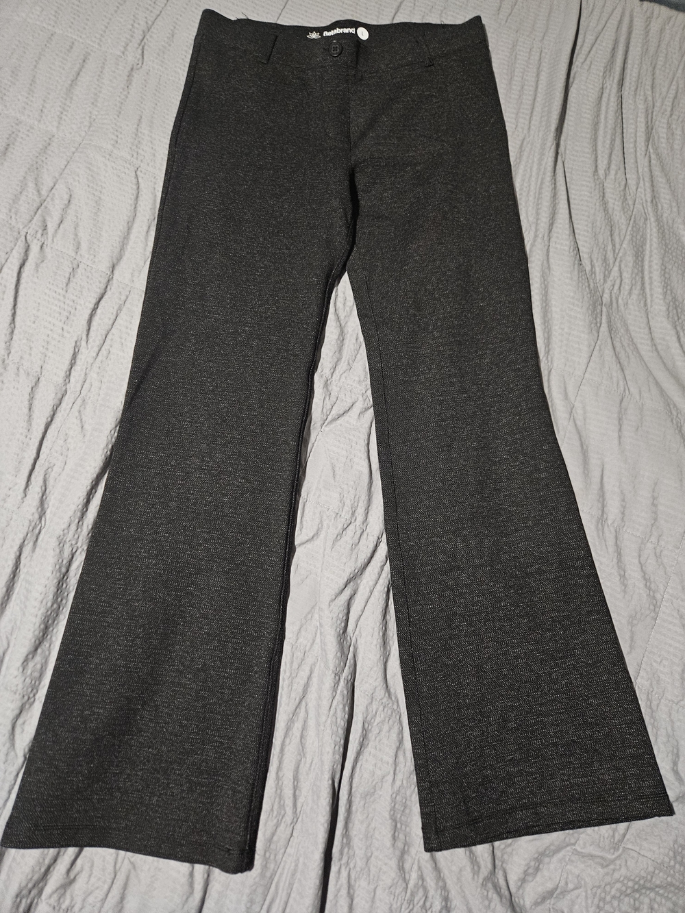 Betabrand Charcoal Yoga Slacks
